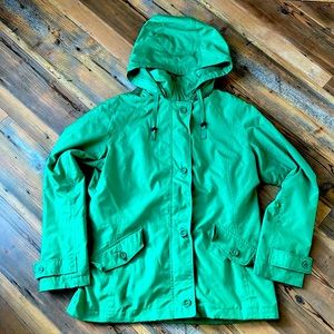 Kelly Green Women’s Lands End Rain Jacket